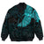 Viking Clothing Viking Odin's Celtic Ravens Cyan Version Bomber Jackets RLT12 - Wonder Print Shop