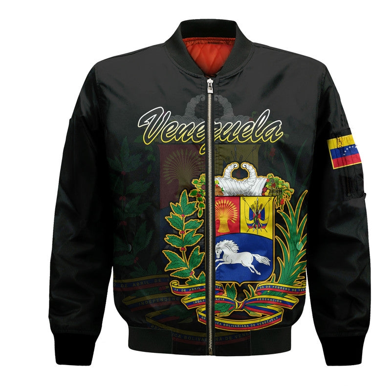 Venezuela Coat Of Arms Bomber Jacket LT9 - Wonder Print Shop