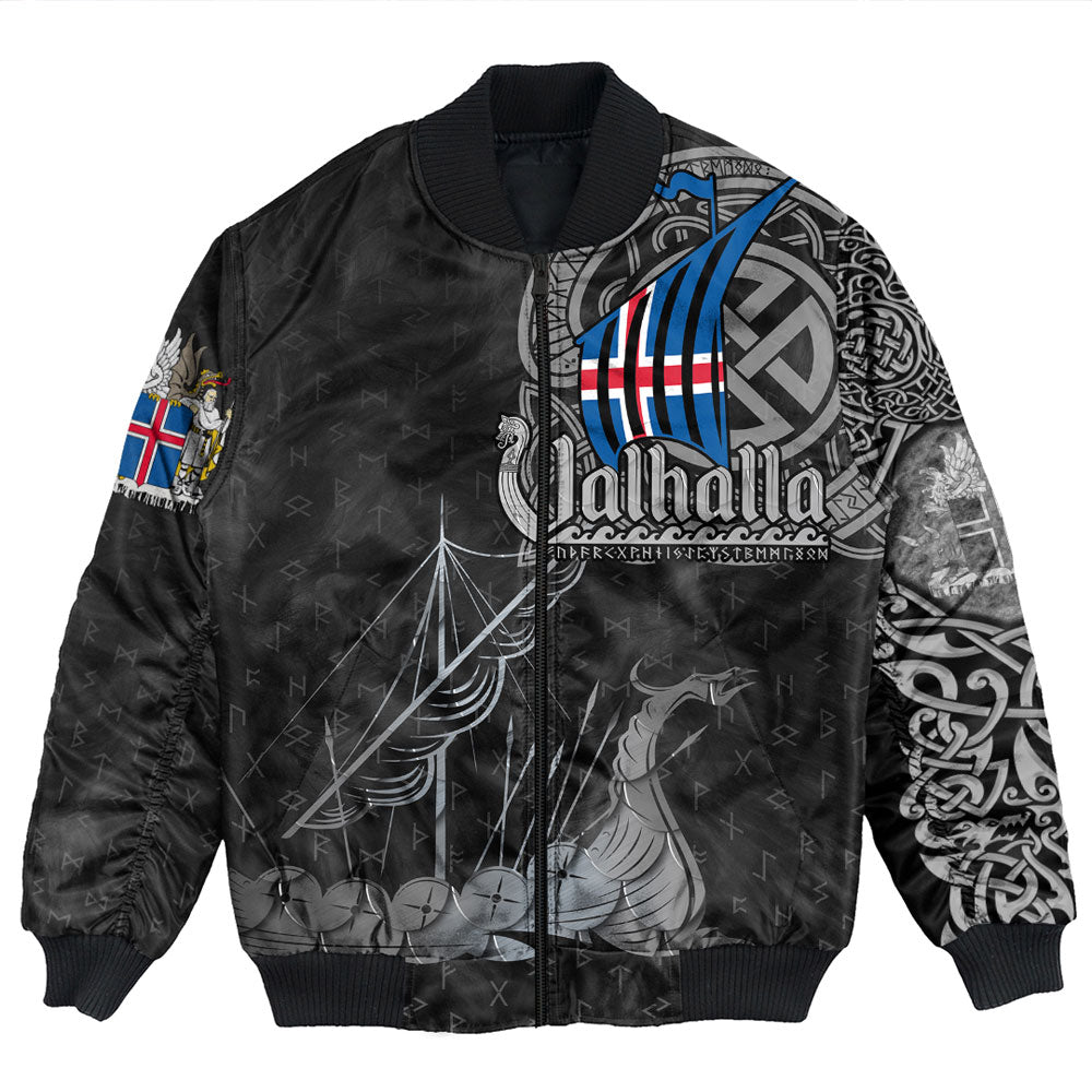 Viking Clothing Viking Iceland Drakkar Bomber Jacket RLT12 - Wonder Print Shop