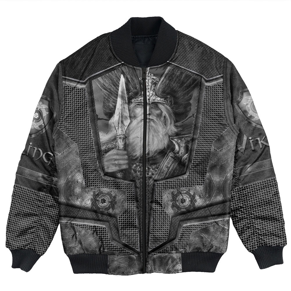 Viking Clothing Armor 3D Style Viking Odin Tattoo Bomber Jacket RLT12 - Wonder Print Shop