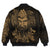 Viking Clothing Viking Odin Raven Tattoo Style Gold Version Bomber Jackets RLT12 - Wonder Print Shop