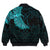 Viking Clothing Viking Odin's Celtic Ravens Cyan Version Bomber Jackets RLT12 - Wonder Print Shop