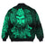 Viking Clothing Viking Odin Raven Tattoo Style Green Version Bomber Jackets RLT12 - Wonder Print Shop