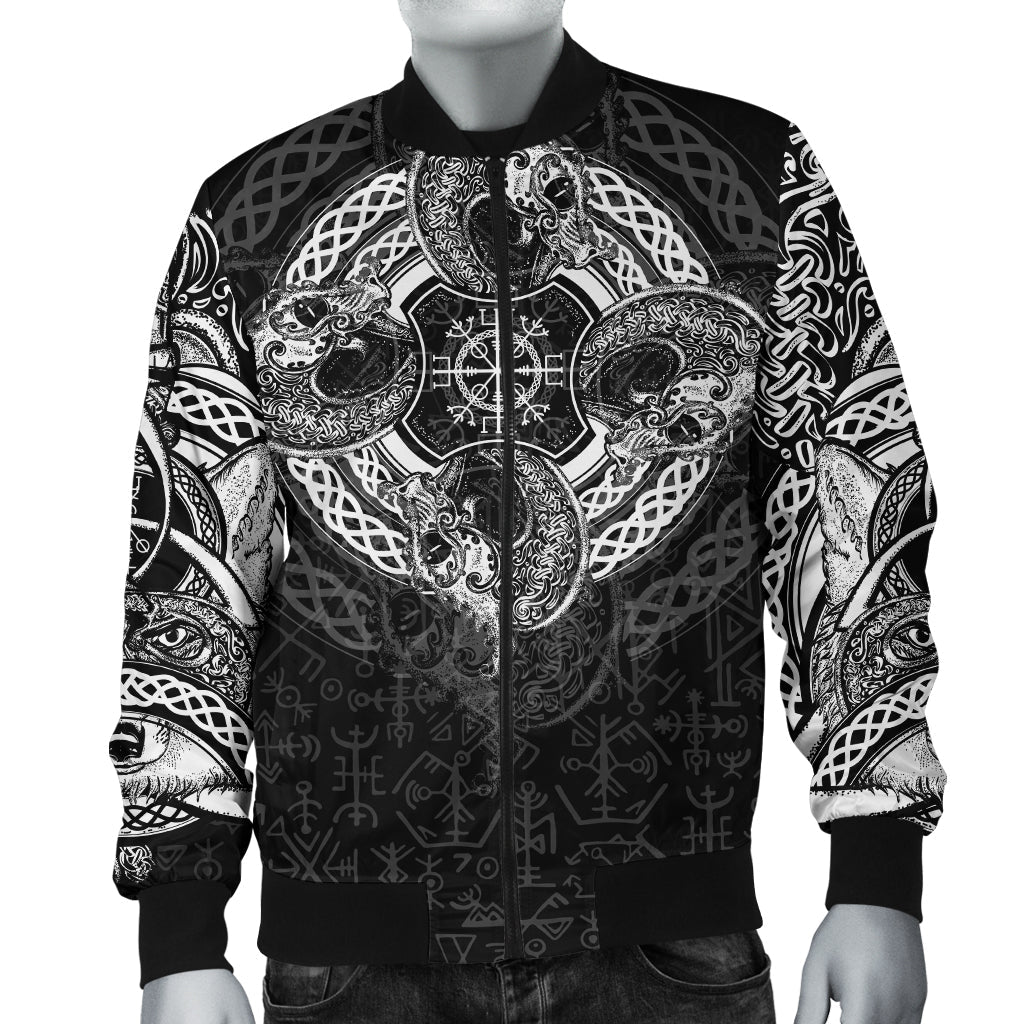 Viking Bomber Jacket Dragon Celtic RLT12 - Wonder Print Shop