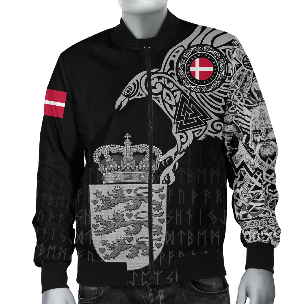 Viking Bomber Jacket Danish and Raven Of Odin RLT12 - Wonder Print Shop