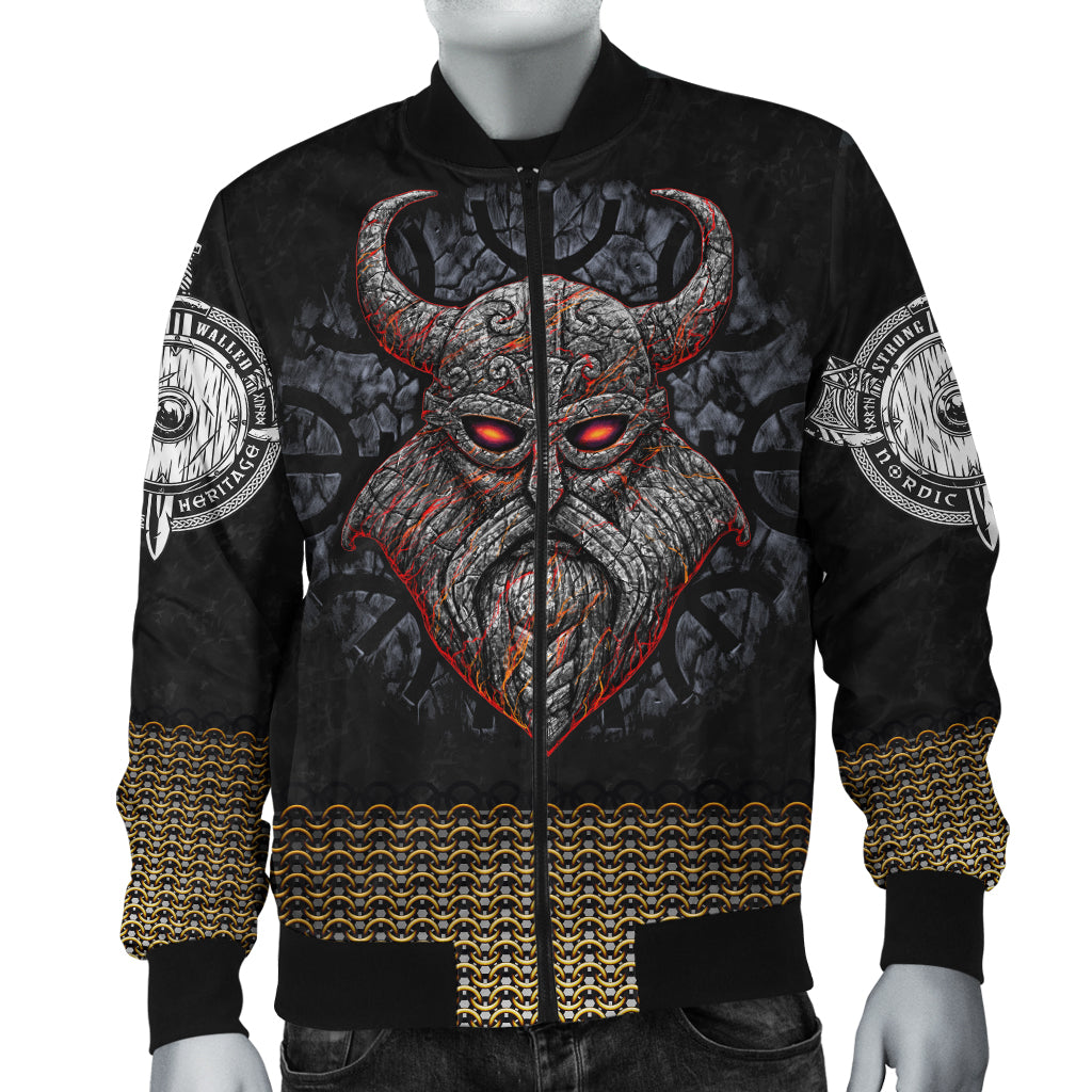 Viking Bomber Jacket Armor Odin RLT12 - Wonder Print Shop