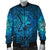 Viking Bomber Jacket Raven Odin Celtic Cyan RLT12 - Wonder Print Shop