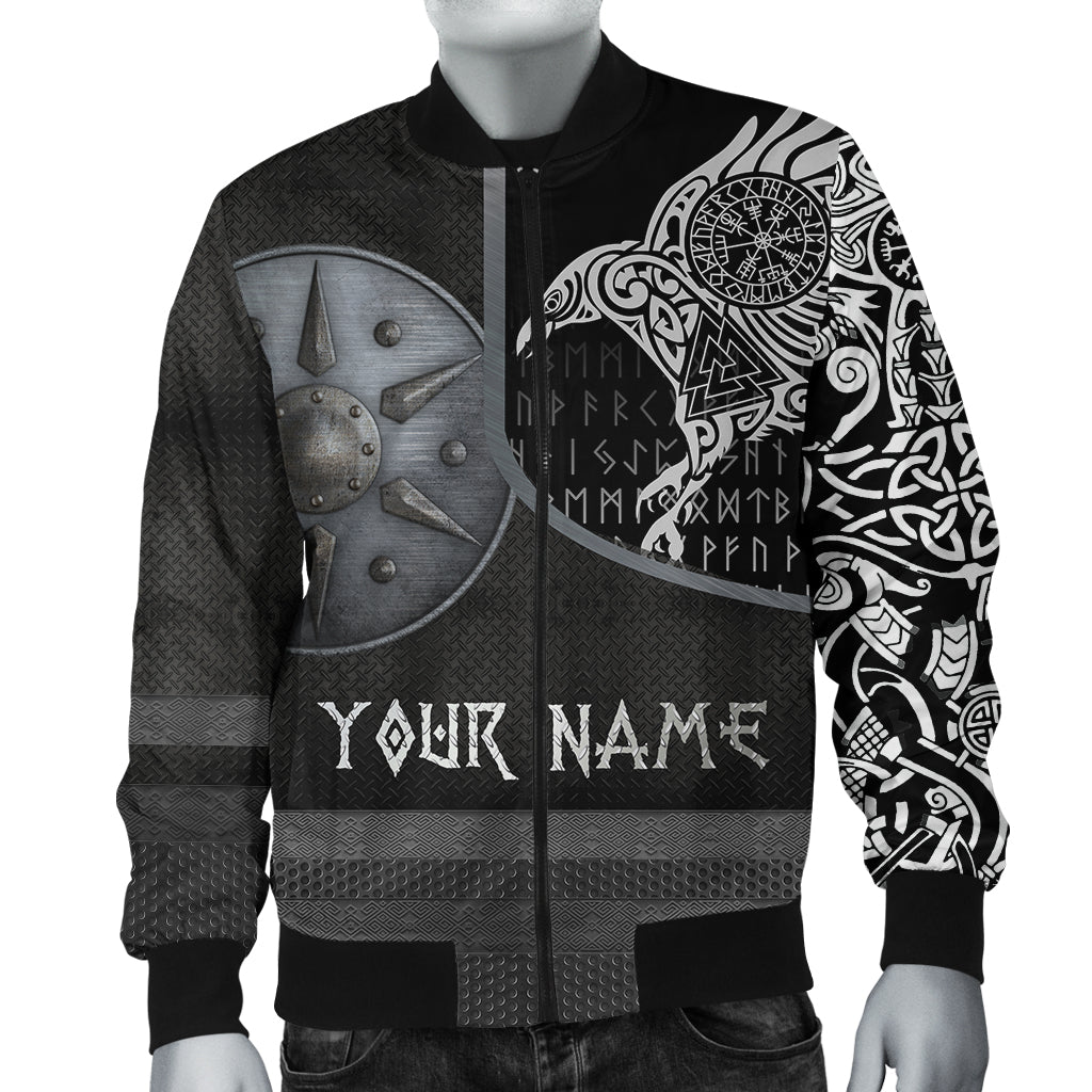 (Custom) Viking Bomber Jacket Armor - Raven Tattoo RLT12 - Wonder Print Shop