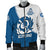 Scotland Rugby Bomber Jacket Scottish Coat Of Arms Mix Thistle Newest Version - Wonder Print Shop