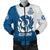 Scotland Rugby Bomber Jacket Scottish Coat Of Arms Mix Thistle Newest Version - Wonder Print Shop