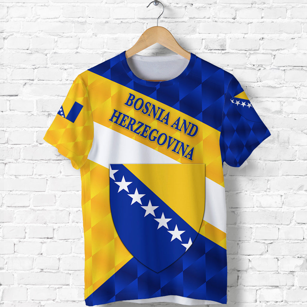 Bosnia and Herzegovina T Shirt Sporty Style LT8 - Wonder Print Shop