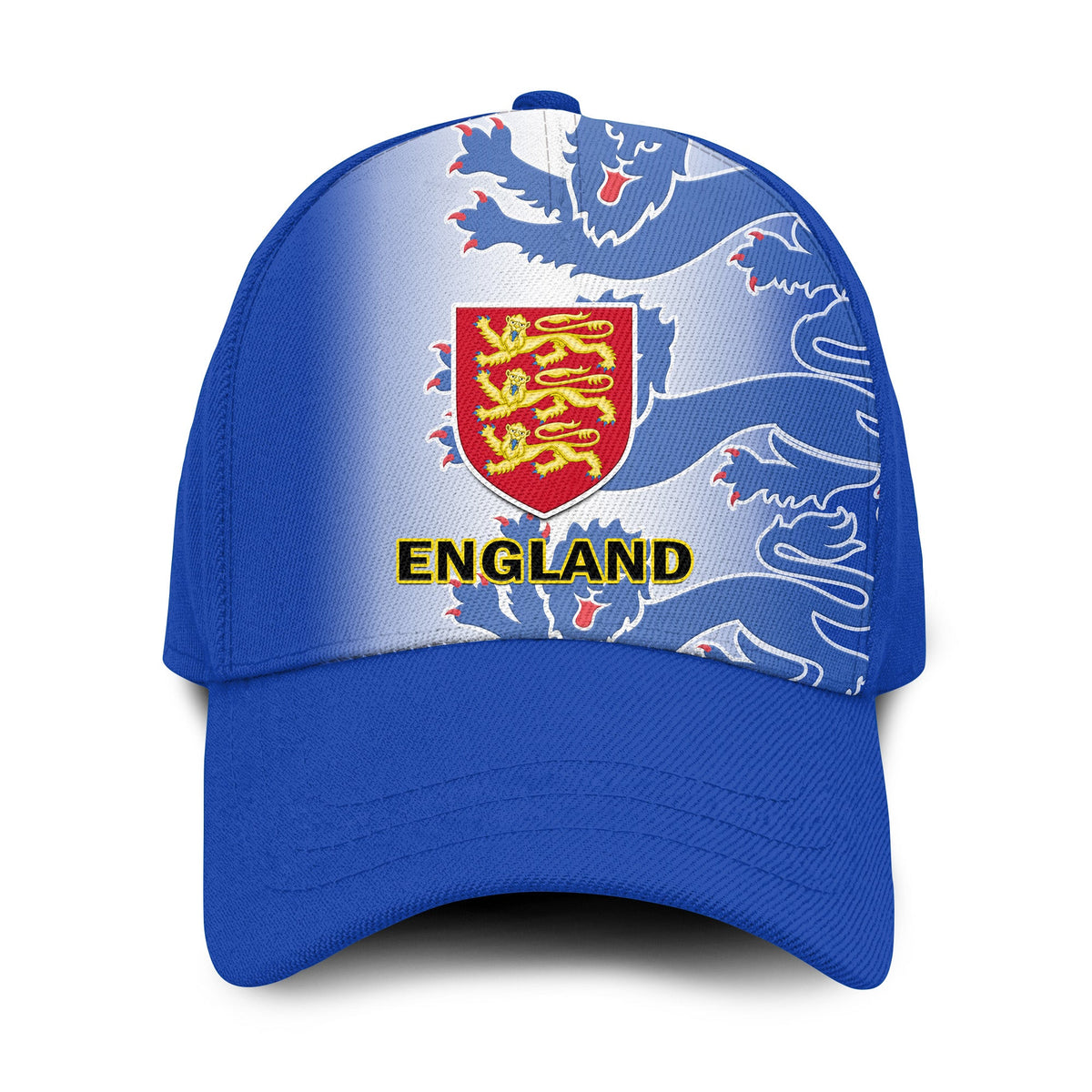 Blue England football classic cap with England crest and 'ENGLAND' text