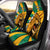 Jamaica Athletics Car Seat Covers Jamaican Flag Mix Lion Sporty Style - Wonder Print Shop