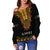 Ethiopia Off Shoulder Sweater Lion LT13 - Wonder Print Shop