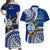 Personalised Guam Philippines Matching Hawaiian Shirt And Dress Guaman Filipinas Together Blue - Wonder Print Shop