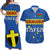 Personalised Tafea Province Matching Hawaiian Shirt And Dress Vanuatu Pig Tusk Polynesian Flag Style - Wonder Print Shop