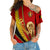 (Custom Personalised) Belgium Football World Cup 2022 Cross Shoulder Shirt - LT2