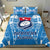 Custom Personalised Samoa Rugby Toa Samoa Blue Style Bedding Set LT2 - Wonder Print Shop