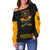 ( Custom Personalized ) Buffalo Soldiers African American Legend Of The Black Soldiers Women Off Shoulder Sweater - LT2 - Wonder Print Shop