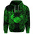 Custom Cancer Zodiac Polynesian Hoodie Unique Style Green LT8 - Wonder Print Shop