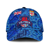 Blue classic cap with VS FBIA patch graphic