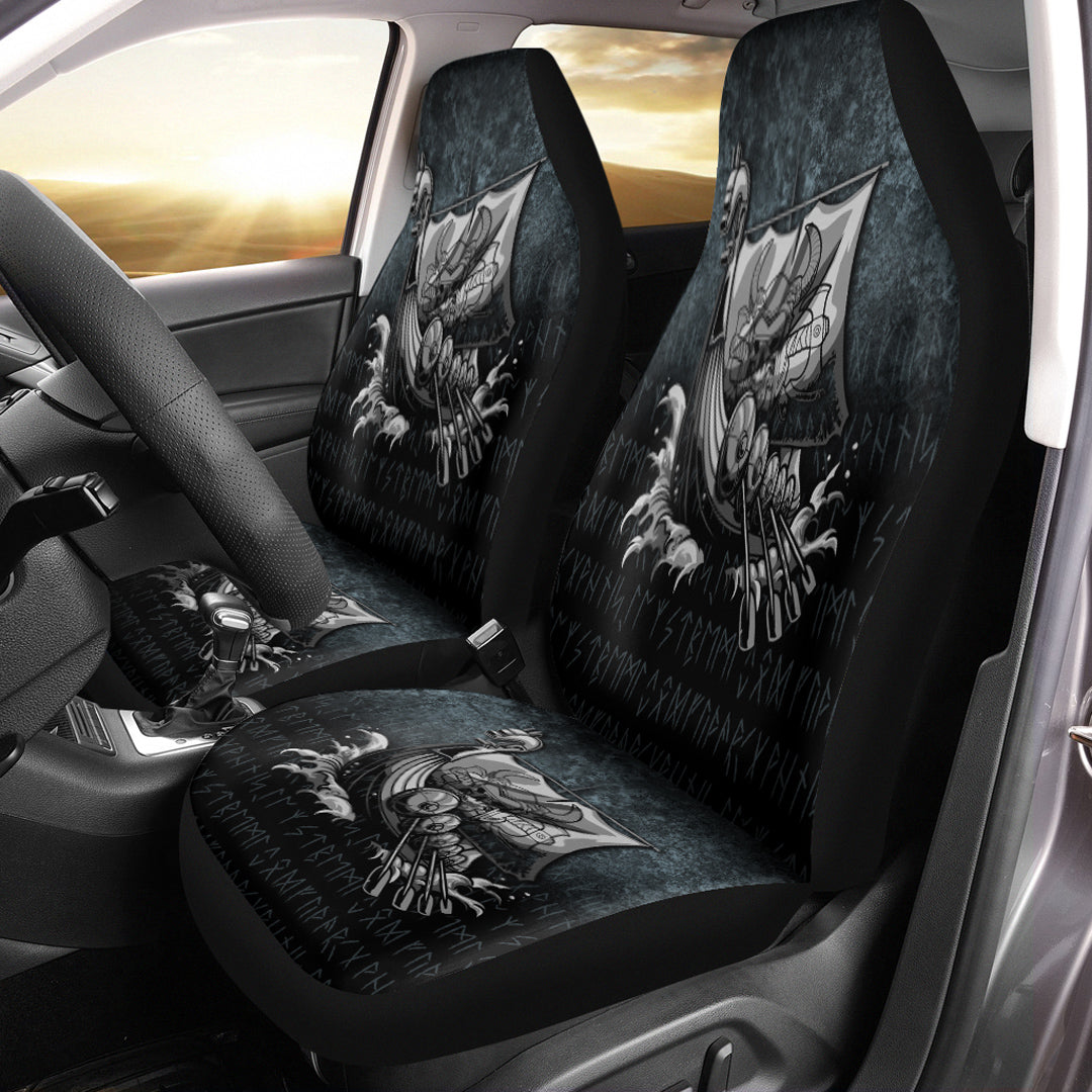 Wonder Print Shop Car Seat Covers - Victory or Valhalla Drakkar Car Seat Covers RLT12 - Wonder Print Shop