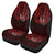 Viking Car Seat Covers Ragnarok Huginn Muninn Red Version Car Seat Covers RLT12 - Wonder Print Shop