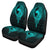 Viking Car Seat Covers Viking Norse Wolf Cyan Version Car Seat Covers RLT12 - Wonder Print Shop