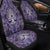 Viking Car Seat Covers Tree Of Life with Triquetra Amethyst and Silver Car Seat Covers RLT12 - Wonder Print Shop