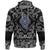 Viking Hoodie Celtic Dragon Tattoo and Symbol Of Force Dream Magic with Bandana Paisley Style RLT12 - Wonder Print Shop