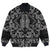 Viking Bomber Jacket Celtic Dragons Thors Hammer Axe Viking with Bandana Paisley Style RLT12 - Wonder Print Shop