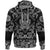 Viking Hoodie Celtic Dragons Thors Hammer Axe Viking with Bandana Paisley Style RLT12 - Wonder Print Shop