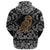 Viking Hoodie Celtic Owl with Bandana Paisley Style RLT12 - Wonder Print Shop