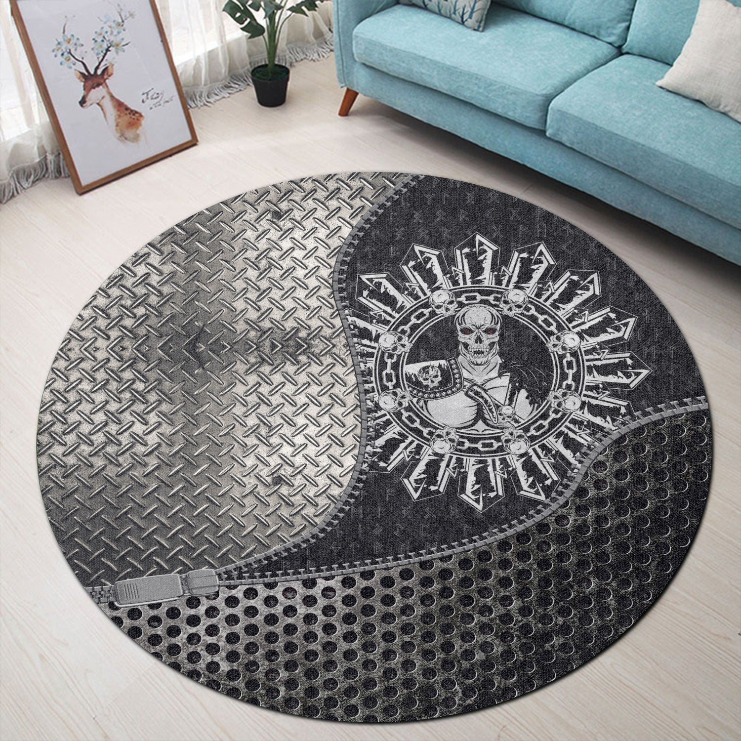 viking-carpet-celtic-skull-warrior-dead-hero-round-carpet