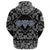 Viking Hoodie Celtic Style North Warrior Head with Bandana Paisley Style RLT12 - Wonder Print Shop