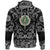 Viking Hoodie Celtic Sword and Celtic Scandinavian Ornaments with Bandana Paisley Style RLT12 - Wonder Print Shop