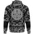 Viking Hoodie Celtic Symbol Ravens Cross Mandala with Bandana Paisley Style RLT12 - Wonder Print Shop