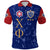 Chi Phi Polo Shirt Simple Style Blue Scarlet LT8 - Wonder Print Shop