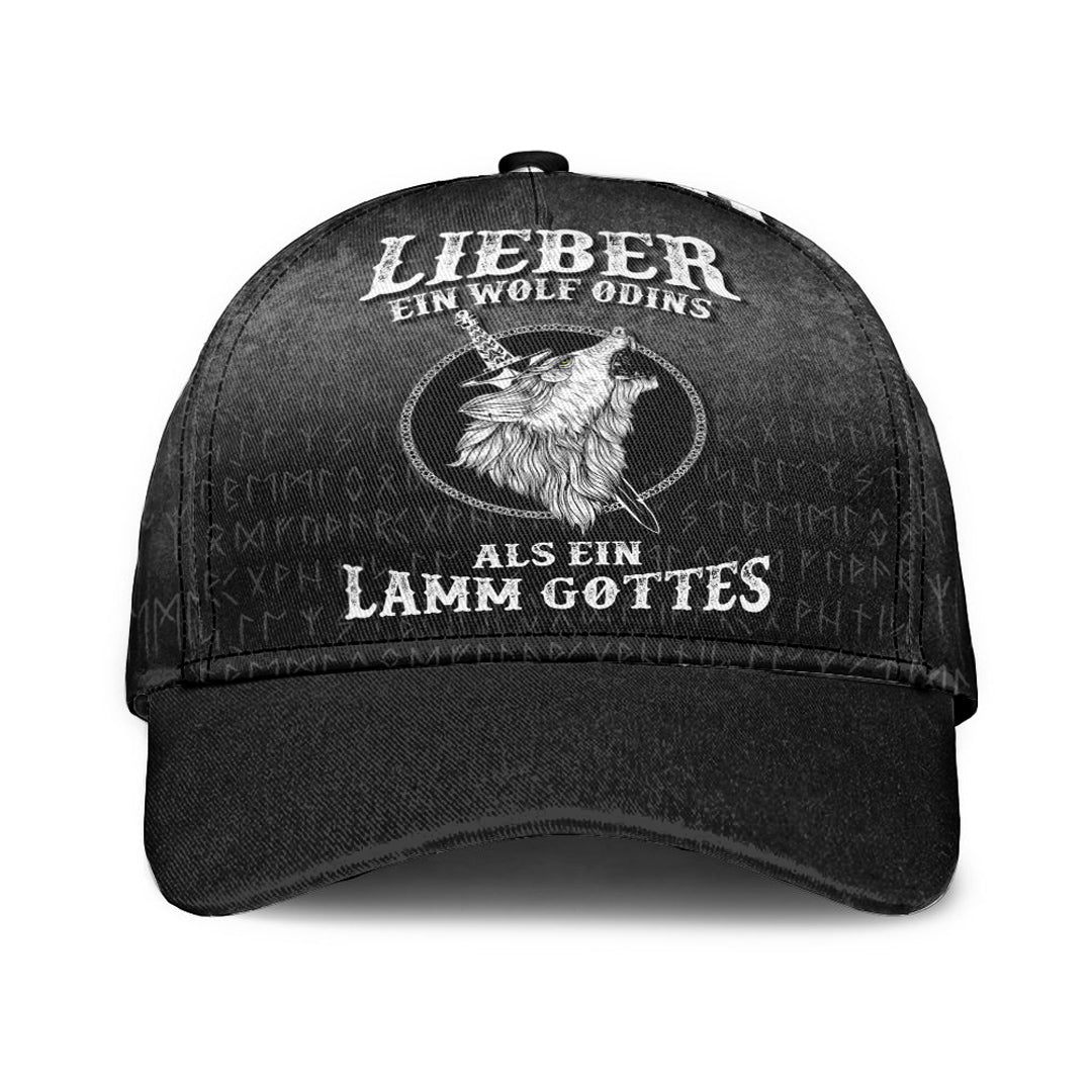 viking-classic-cap-lieber-ein-wolf-odins-als-ein-lamm-gottes-classic-cap