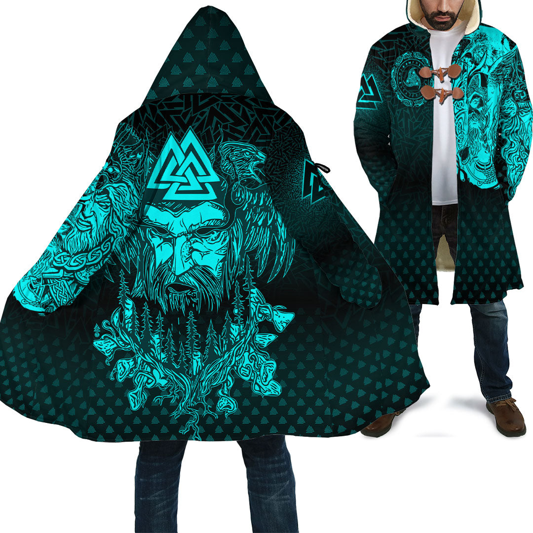 viking-clothing-viking-odin-raven-tattoo-style-cyan-version-cloak