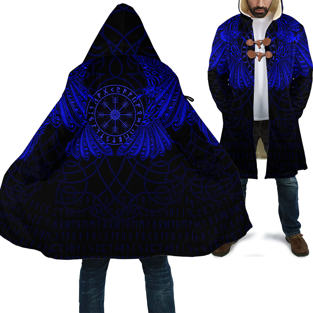 viking-clothing-viking-odins-celtic-two-ravens-blue-version-cloak