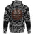 Viking Hoodie Compass with Bandana Paisley Style RLT12 - Wonder Print Shop