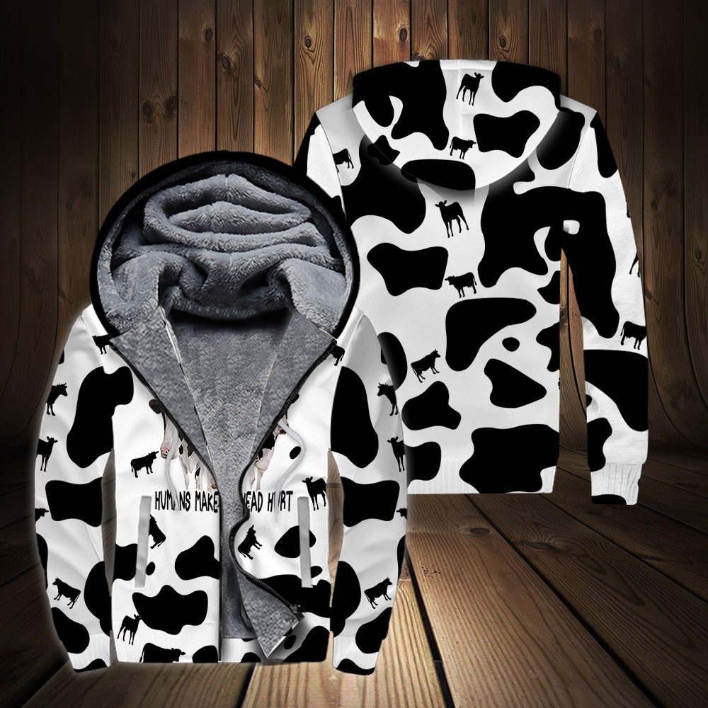 cow-make-me-happy-fleece-zip-hoodie-all-over-print