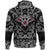 Viking Hoodie Crest Crossed Battle Axes with Bandana Paisley Style RLT12 - Wonder Print Shop