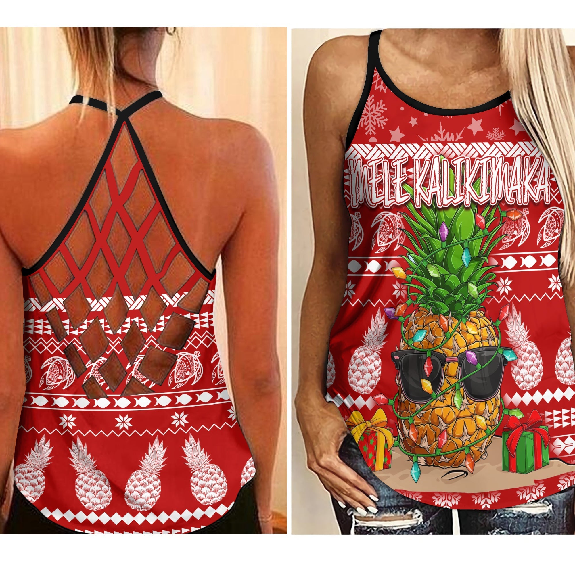 hawaii-christmas-criss-cross-tank-mele-kalikimaka-pineapple-lt7