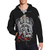 Viking Zip Hoodie - Heimdall Son Of Odin RLT12 - Wonder Print Shop