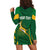 (Custom Personalised) South Africa Rugby Hoodie Dress Springboks Champion LT13 - Wonder Print Shop