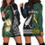 South Africa Protea and New Zealand Fern Hoodie Dress Rugby Go Springboks vs All Black LT13 - Wonder Print Shop