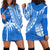 Fiji Rugby Sevens Hoodie Dress Fijian 7s Tapa Polynesian Blue Ver.01 LT13 - Wonder Print Shop