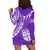 Fiji Rugby Sevens Hoodie Dress Fijian 7s Tapa Polynesian Purple LT13 - Wonder Print Shop